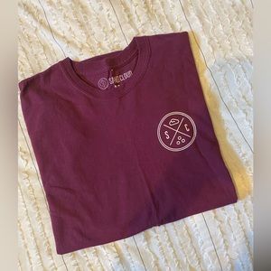 Sand Cloud Maroon/Burgundy Long Sleeve Shirt